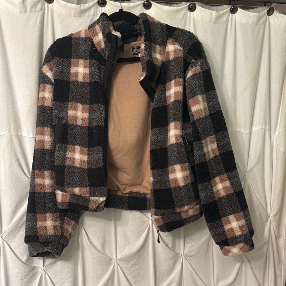 Plaid Fleece Jacket